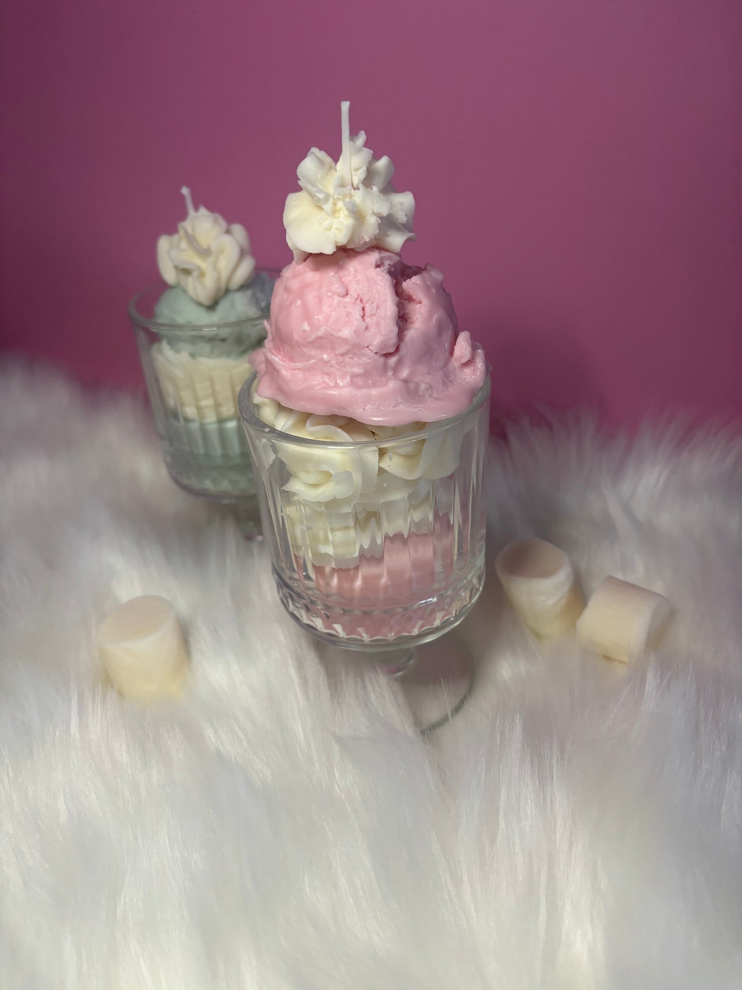 Ice cream Sundae Candle