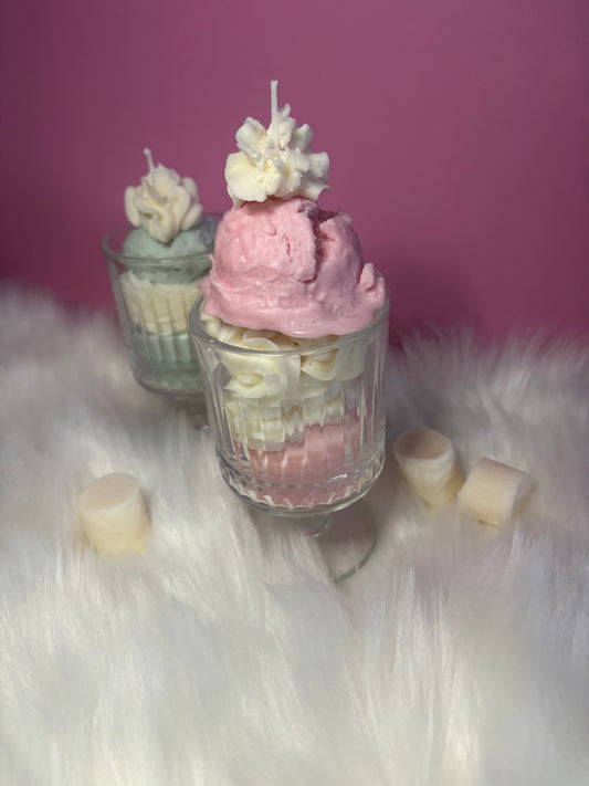 Ice cream Sundae Candle
