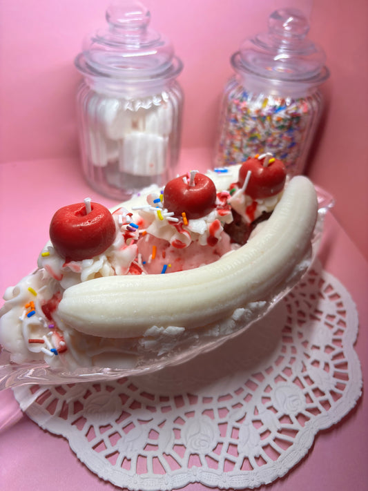 Banana Split Candle